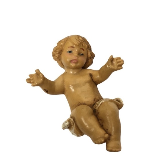 VINTAGE 90s Fontanini Nativity Figurines Holy Family Joseph Mary Baby Jesus 1991 - Picture 13 of 16